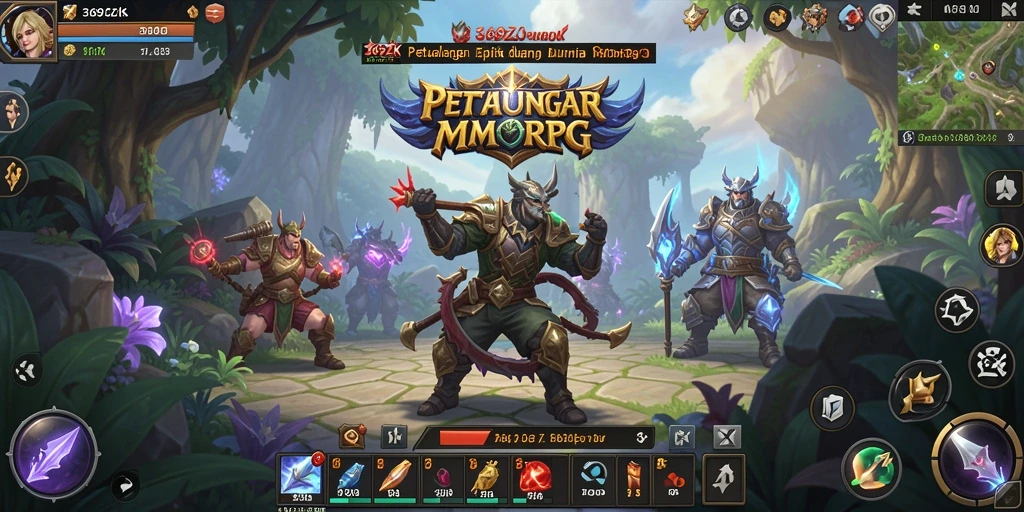 Screenshot gameplay MMORPG 369ZK yang seru dan penuh aksi.