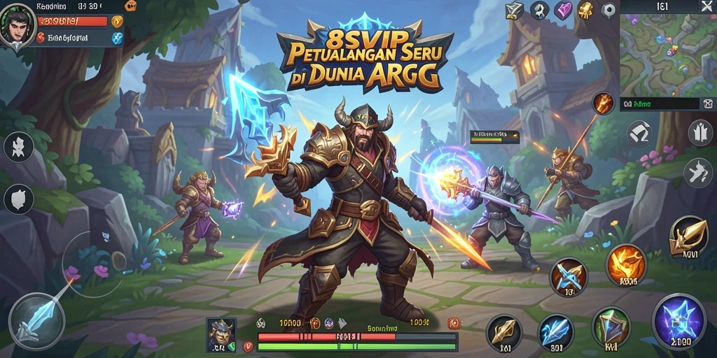 Tampilan gameplay seru dari permainan 8SVIP dalam genre ARPG.