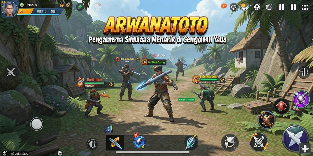 Tampilan menawan dan gameplay imersif ARWANATOTO.