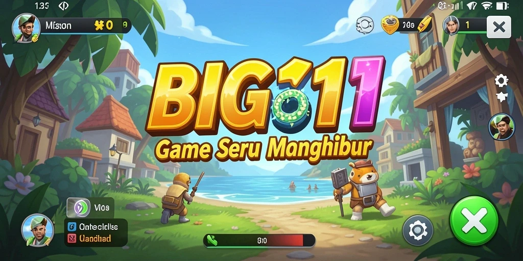 Tampilan gameplay seru dalam BIG11 yang mengasyikkan.