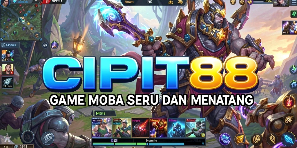 Tangkapan layar gameplay <strong>CIPIT88</strong> menunjukkan pertarungan seru antar tim.