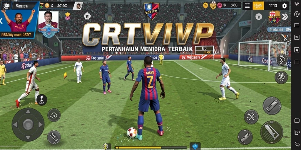 Tampilan gameplay menara yang mendebarkan dan strategis di CR7VIP.