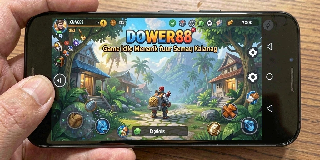 Tangkapan layar gameplay DOWER88 dengan elemen Idle yang menarik.