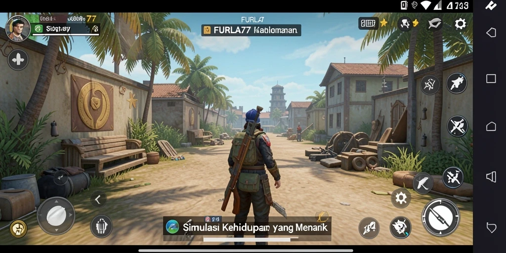 Gameplay menarik dari FURLA77 dengan interaksi sosial.