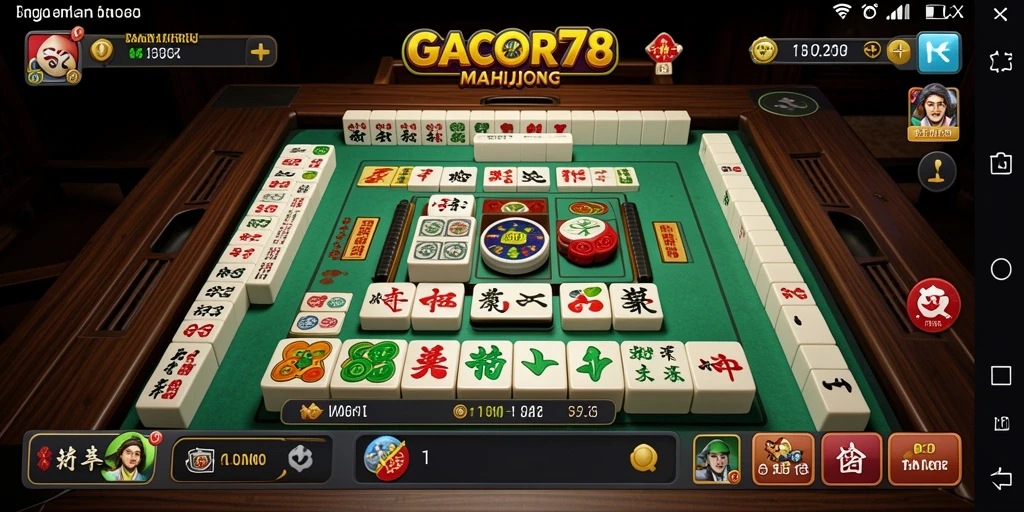 Screenshot GACOR78 menampilkan gameplay Mahjong yang seru dan menarik.