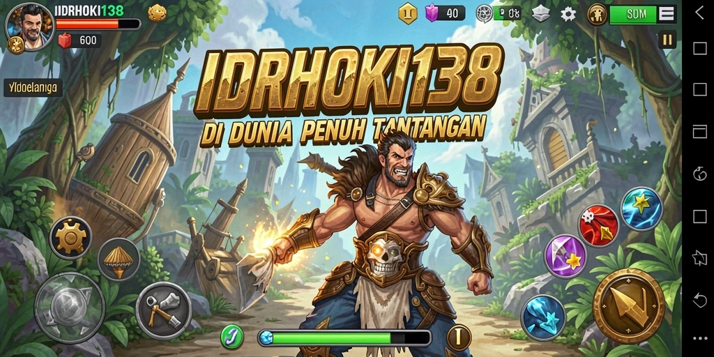 Tangkapan layar gameplay IDRHOKI138 yang menampilkan aksi petualangan yang mendebarkan.