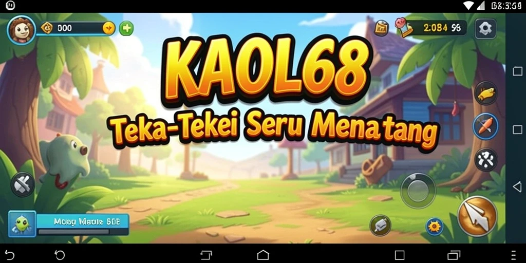 Tampilan gameplay KAOL68 yang seru dan menantang teka-teki.