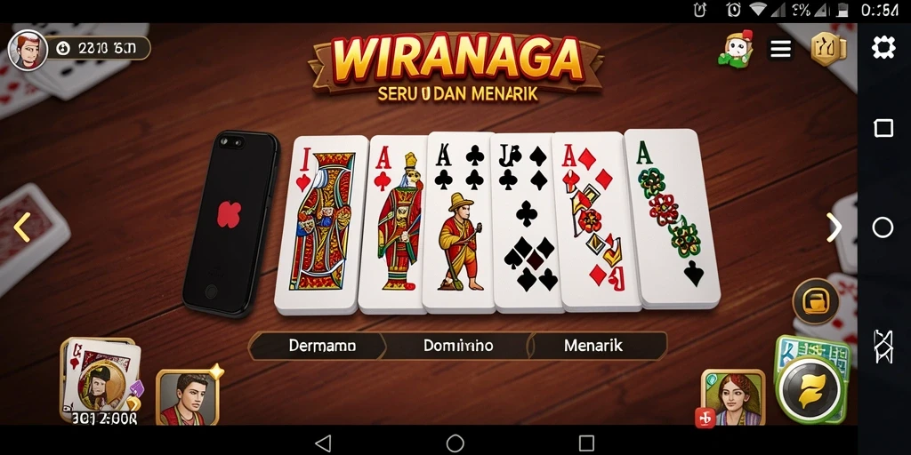 Tampilan gameplay menantang di WIRANAGA yang mengasyikkan.